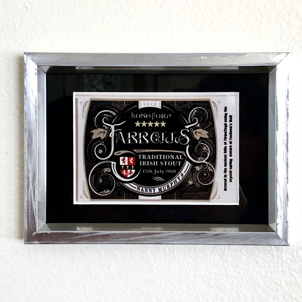 FARRELLS IRISH STOUT Label-SLVR - Picture 5 of 7